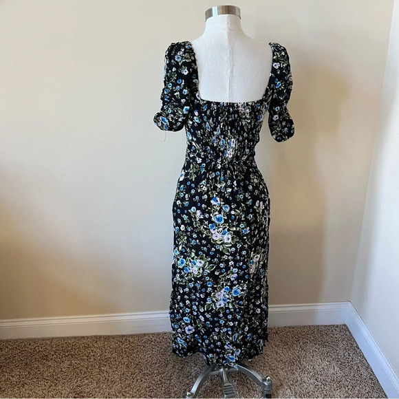 Zara Floral Print Midi Dress floral Multicolor 26044 - Picture 5 of 11